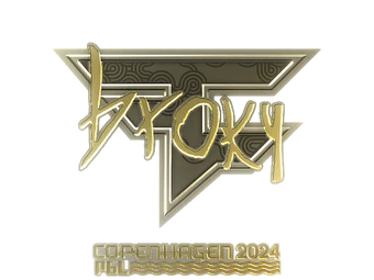 Sticker | broky (Gold) | Copenhagen 2024 image
