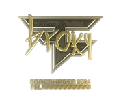 Sticker | broky (Gold) | Copenhagen 2024 image