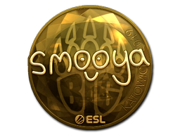 Sticker | smooya (Gold) | Katowice 2019 image