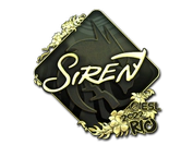 Sticker | S1ren (Gold) | Rio 2022 image