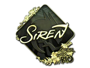 Sticker | S1ren (Gold) | Rio 2022 image