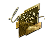 Sticker | LoveYY (Gold) | Boston 2018 image