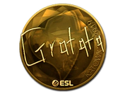 Sticker | Gratisfaction (Gold) | Katowice 2019 image