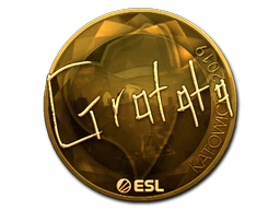 Sticker | Gratisfaction (Gold) | Katowice 2019 image