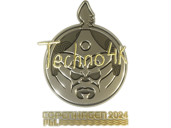 Sticker | Techno4K (Gold) | Copenhagen 2024 image