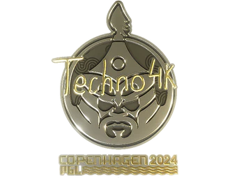 Sticker | Techno4K (Gold) | Copenhagen 2024 image