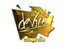 Sticker | device (Gold) | Cologne 2016 image