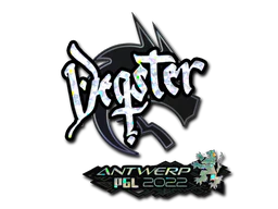Sticker | degster (Glitter) | Antwerp 2022 image