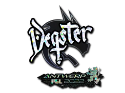 Sticker | degster (Glitter) | Antwerp 2022 image