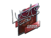 Sticker | LUCAS1 (Foil) | Boston 2018 image