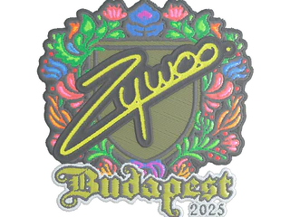 Sticker | ZywOo (Embroidered) | Budapest 2025