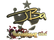 Sticker | JBa (Gold) | Shanghai 2024 image