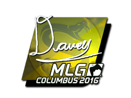 Sticker | DAVEY (Foil) | MLG Columbus 2016 image