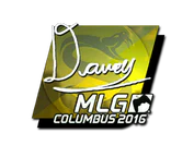 Sticker | DAVEY (Foil) | MLG Columbus 2016 image