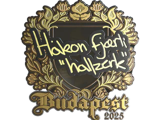 Sticker | hallzerk (Gold) | Budapest 2025