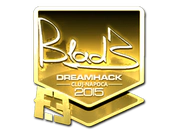 Sticker | B1ad3 (Gold) | Cluj-Napoca 2015 image