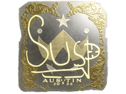 Sticker | susp (Gold) | Austin 2025 image