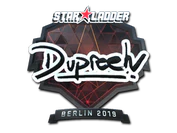 Sticker | dupreeh (Foil) | Berlin 2019 image