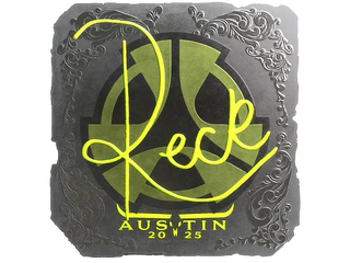 Sticker | reck (Foil) | Austin 2025