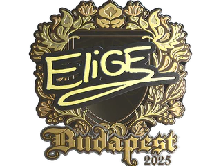 Sticker | EliGE (Gold) | Budapest 2025