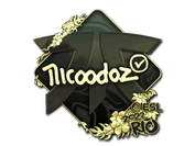 Sticker | nicoodoz (Gold) | Rio 2022 image