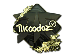 Sticker | nicoodoz (Gold) | Rio 2022 image