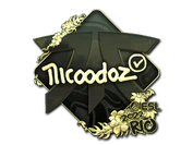 Sticker | nicoodoz (Gold) | Rio 2022 image