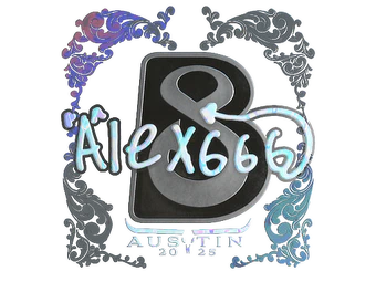 Sticker | alex666 (Holo) | Austin 2025 image