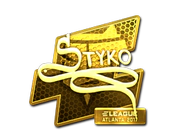 Sticker | STYKO (Gold) | Atlanta 2017 image