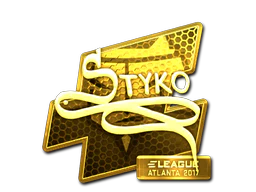 Sticker | STYKO (Gold) | Atlanta 2017 image