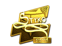 Sticker | STYKO (Gold) | Atlanta 2017 image
