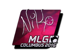 Sticker | NiKo (Foil) | MLG Columbus 2016 image