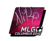 Sticker | NiKo (Foil) | MLG Columbus 2016 image