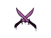 Sealed Graffiti | X-Knives (Bazooka Pink) image