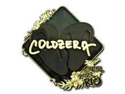Sticker | coldzera (Gold) | Rio 2022 image
