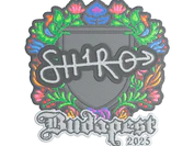 Sticker | sh1ro (Embroidered) | Budapest 2025 image