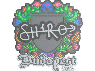 Sticker | sh1ro (Embroidered) | Budapest 2025