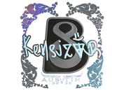 Sticker | kensizor (Holo) | Austin 2025 image