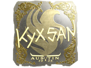 Sticker | kyxsan (Gold) | Austin 2025