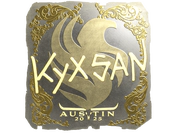 Sticker | kyxsan (Gold) | Austin 2025 image