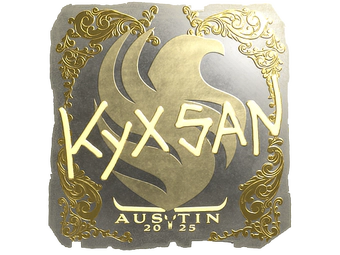 Sticker | kyxsan (Gold) | Austin 2025 image