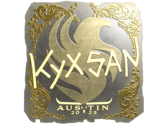 Sticker | kyxsan (Gold) | Austin 2025 image