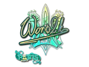 Sticker | Woro2k (Holo) | Paris 2023 image