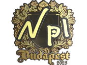 Sticker | npl (Gold) | Budapest 2025 image