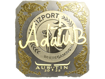 Sticker | adamb (Gold) | Austin 2025 image