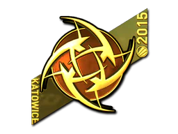 Sticker | Ninjas in Pyjamas (Gold) | Katowice 2015 image