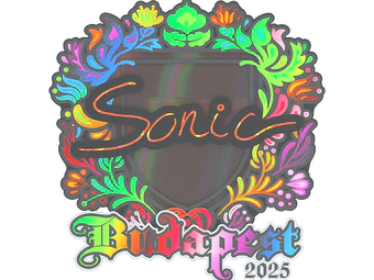Sticker | Sonic (Holo) | Budapest 2025 image