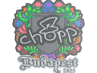 Sticker | chopper (Embroidered) | Budapest 2025 image