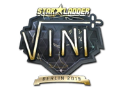 Sticker | VINI (Gold) | Berlin 2019 image