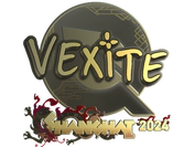 Sticker | vexite (Gold) | Shanghai 2024 image